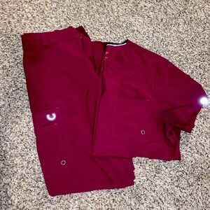 LOWER PRICE 🌟 Maroon Cherokee Infinity Scrubs SET
